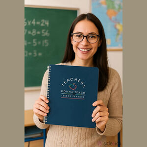 3Birds Design 12-Month Undated Teacher Planner 9 X 11 Spiral Bound